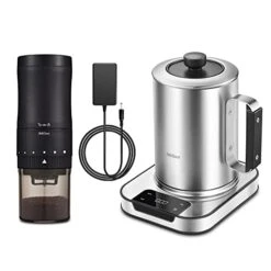 Electric Coffee Percolator And Coffee Grinder