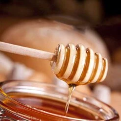 GIYOMI Wooden Honey Dipper Stick For Honey Jar Dispense Drizzle Honey,2 Pcs 6.3 Inch / 16cm Honey Dippers Sticks-Honeycomb Stick-Wooden Honey Spoon -KitchenAid Shop 41gfDmXB8IL
