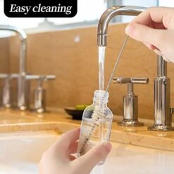 (Pack Of 72) 2oz Small Clear Glass Bottles(60ml) With Lids Boston Round Travel Bottles For Vanilla Hot Sauce Juice Whiskey Liquid Come With 72 Labels,5 Funnels,5 Droppers,1 Brush&Chalk Marker -KitchenAid Shop 41gfegixUUL