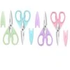 2-Pack Kitchen Scissors Light Blue, Pistachio & 2-Pack Kitchen Scissors Pastel Pink, Soft Purple Bulk
