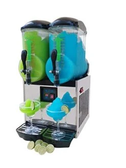 2 BOWLS SLUSHIE MACHINE, 6.4 Gallons