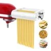 Pasta Maker Attachment 3 In 1 Set For KitchenAid Stand Mixers Included Pasta Sheet Roller, Spaghetti Cutter, Fettuccine Cutter Maker Accessories And Cleaning Brush -KitchenAid Shop 41guwFzjPJL