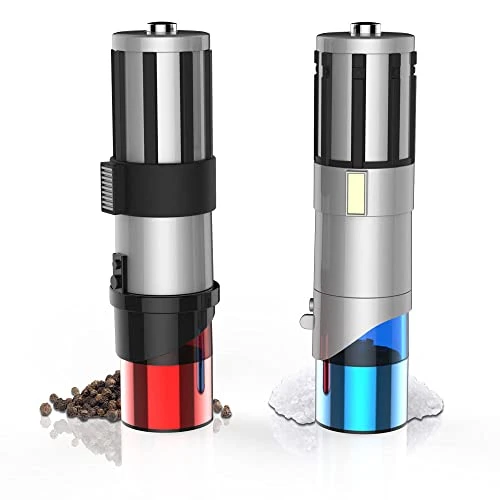 Star Wars Lightsaber Electric Salt And Pepper Mill Grinder (Pack Of 2) 4 Star Wars Lightsaber Electric Salt And Pepper Mill Grinder (Pack Of 2) - Image 2