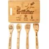 Fathers Day Gifts, Gifts For Dads, Dad Cutting Board, The Grillfather The Man The Myth The Legend - Dad Gifts On Birthday Engraved Board Gift Set For Papa, Stepfather, Godfather 9.4 X13.4" -KitchenAid Shop 41h2QxcQUWL