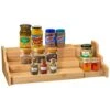 Spice Rack Kitchen Cabinet Organizer- 3 Tier Bamboo Expandable Display Shelf -KitchenAid Shop 41h86uxC3kL