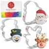 Faces Of Christmas Cookie Cutters 3-Pc Set Made In USA By Ann Clark, Santa Face, Reindeer Face, Snowman Face 1 Faces Of Christmas Cookie Cutters 3-Pc Set Made In USA By Ann Clark, Santa Face, Reindeer Face, Snowman Face -KitchenAid Shop 41h9bcOua0L
