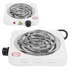 1000W Stainless Steel Portable Single Tube Electric Stove Home Electric Stove US Plug 110V Single Burner Electric Cooktop -KitchenAid Shop 41hANAnFWtS 1