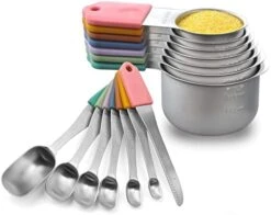 Agnetic Measuring Cups Set, 7 Pieces 18/8 Stainless Steel Stackable Nesting Heavy Duty Metal Measure Cups, Color Silicone Handle Kitchen Tools For Dry And Liquid Ingredients Colorful 18 Agnetic Measuring Cups Set, 7 Pieces 18/8 Stainless Steel Stackable Nesting Heavy Duty Metal Measure Cups, Color Silicone Handle Kitchen Tools For Dry And Liquid Ingredients Colorful -KitchenAid Shop 41hFdjo7cBL. AC