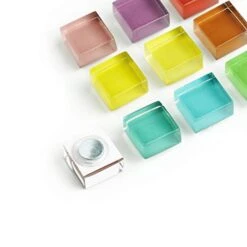 48 Pack Glass Refrigerator Magnets For Fridge Cute Magnets Color Decorative Magnets For Office Locker Magnets For Whiteboard