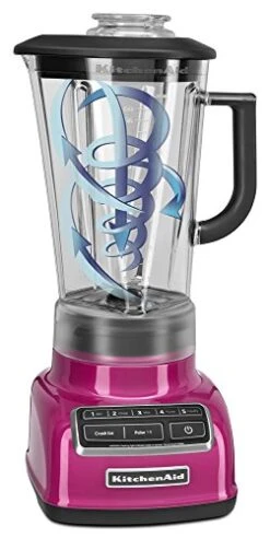 KitchenAid KSB1575RI 5-Speed Diamond Blender With 60-Ounce BPA-Free Pitcher - Raspberry Ice -KitchenAid Shop 41hPmFjasgL