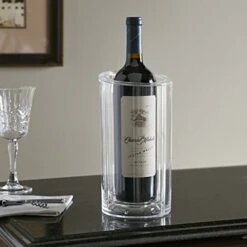 Huang Acrylic Clear Acrylic Double Wall Wine Bucket Or Champagne Chiller For Parties Or Dinner, Keep Wine Cold, Iceless Wine Cooler, Ideal Gift For Wine Lovers 8 Huang Acrylic Clear Acrylic Double Wall Wine Bucket Or Champagne Chiller For Parties Or Dinner, Keep Wine Cold, Iceless Wine Cooler, Ideal Gift For Wine Lovers -KitchenAid Shop 41hQR9YO9iS