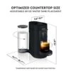 Nespresso VertuoPlus Coffee And Espresso Machine By De'Longhi, 38 Ounces, Matte Black