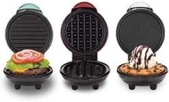 Dash Mini Maker Waffle Maker + Griddle, 2-Pack Griddle + Waffle Iron - Aqua -KitchenAid Shop 41hU7FAleBL. AC