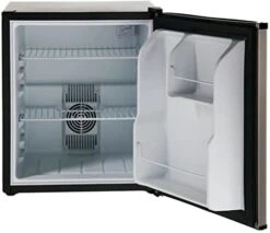 Avanti DCSR17N3S-IS Mini Fridge Superconductor Commercial Compact Refrigerator For Hotel, Home Office Or Dorm, Auto Defrost With Reversible Door, Energy Star Rated, Metallic -KitchenAid Shop 41hZce2Y8qL