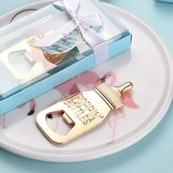 24 Pcs Baby Shower Return Gifts For Guest Supplies Poppin Baby Bottle Shaped Bottle Opener Wedding Favor With Exquisite Packaging Party Souvenirs Gift Decorations By WeddParty (Blue 24pcs) -KitchenAid Shop 41hcjD5fdaL