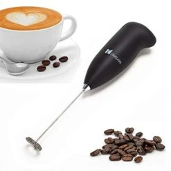 Mini Handheld Electric Milk Frother With Stainless Steel Whisk, For Coffee/Chocolate/Milk/Keto Diet And Egg