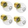 4 Pack E27 E26 G45 120 Volt 40 Watt Oven Bulb,High Temperature 300 Degree Resistant Incandescent Bulbs,Brass Base Clear Glass Oven Bulb -KitchenAid Shop 41hiliw5R8L