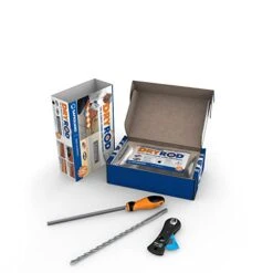 Dryrod Damp Proofing Rods DPC Kit: Treats 19ft (9" Wall) - 20+ Years DIY Rising Damp Treatment