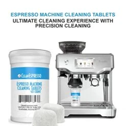 Espresso Cleaning Kit - 40 Espresso Machine Cleaning Tablets + 2 Water Filters + 2-Use Descaling Solution - Fits All Breville Espresso Maker Models -KitchenAid Shop 41hoFu3ky5L