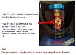 Farwind Home Use Soda Refill Bottle CO2 Cylinder Cartridges, Adapter Refills Connector Kit CGA320 To TR21-4, Thread Set Replacement Accessories For Soda Machine Tank, Gold 9 Farwind Home Use Soda Refill Bottle CO2 Cylinder Cartridges, Adapter Refills Connector Kit CGA320 To TR21-4, Thread Set Replacement Accessories For Soda Machine Tank, Gold -KitchenAid Shop 41hqxPasncL