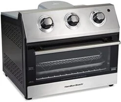 Hamilton Beach Air Fryer Countertop Toaster Oven, Includes Bake, Broil, And Toast, Fits 12” Pizza, 1800 Watts, 10 Cooking Modes + Digital Controls, Black & Stainless Steel 15 Hamilton Beach Air Fryer Countertop Toaster Oven, Includes Bake, Broil, And Toast, Fits 12” Pizza, 1800 Watts, 10 Cooking Modes + Digital Controls, Black & Stainless Steel -KitchenAid Shop 41hr5bX7mcL. AC