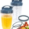 [UPGRADE] 24oz Replacement Blender Cups With Lips Parts Compatible With Nutribullet 600w And 900w Blender -KitchenAid Shop 41huMqKP9AL