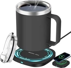 Coffee Mug Warmer Set, 12 Oz Stainless Steel For Coffee Cup,Home, Office Warms Coffee, Tea, Cocoa, And Milk(Up To 150℉/65 For Valentines Day Cups,Coffee Gifts,Office Gifts -KitchenAid Shop 41hxCd1QalL. AC