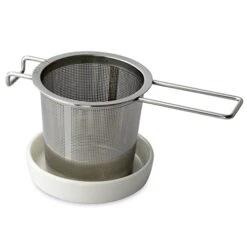 Extra-fine Tea Infuser And Dish Set