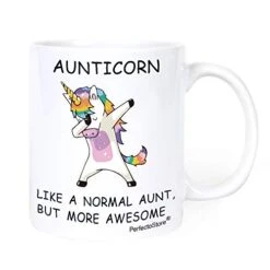 Personalized Aunt Gifts, Aunticorn Mugs - Aunt Ever Mugs From Niece Or Nephew, Mug For Aunt On Birthday, Mothers Day Or Christmas Coffee Mug (White11oz)