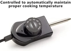 11-Inch Deluxe Nonstick Electric Skillet - Roasts, Fries, Grills, Stews, Bakes, Makes Casseroles For Four People, Black/White -KitchenAid Shop 41iGuywuIpL