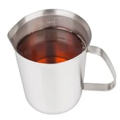 Measuring Cup, Stainless Steel Measuring Cup (16 Ounce/ 0.5 Liter- 2 Cup), Milk Frothing Pitcher, Steaming Pitcher, Milk Frothing Cup Jug With Marking With Handle For Espresso Machines, Latte Art -KitchenAid Shop 41iH465CJlL