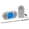 TP21 Wireless Meat Thermometer For Grilling And Smoking, BBQ Thermometer For Cooking, Food Grill Thermometer With 8.5' Meat Probe, Smoker Thermometer With Alert & Timer, LCD Backlit Screen -KitchenAid Shop 41iMk73GpBL