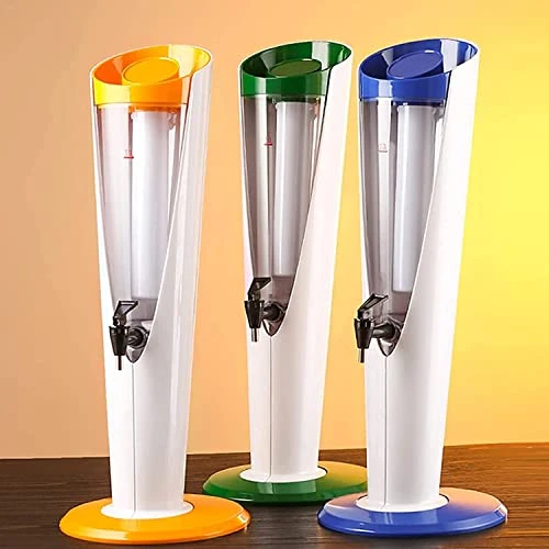 GOOFFY Beer Dispenser For Bar,Drinks Dispenser For Partie Beer Tower, 3L Clear Beverage Tower Dispenser, Party Beer Dispenser, With Colorful Lights And Removable Ice Tube, Easy To Clean, Party, Restau 7 GOOFFY Beer Dispenser For Bar,Drinks Dispenser For Partie Beer Tower, 3L Clear Beverage Tower Dispenser, Party Beer Dispenser, With Colorful Lights And Removable Ice Tube, Easy To Clean, Party, Restau - Image 5