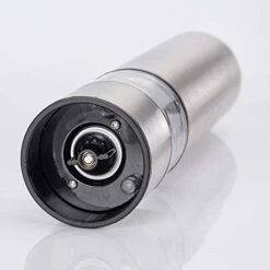 Stainless Steel Automatic Pepper Grinder Electronic Salt And Pepper Grinder Set W LED- Battery Operated Pepper Grinder - Light Up Salt And Pepper Shakers Electric Pepper Grinder Mill -KitchenAid Shop 41iWnRHBz2L