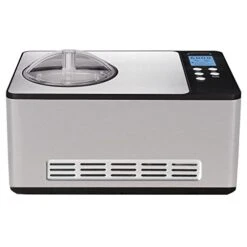 ICM-200LS 2-Quart Stainless Steel Automatic Ice Cream Maker With Compressor