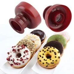 RAKUTE Donut Maker Cutter Non-stick Doughnut Molds 4pcs Fondant Cake Bread Dessert Bakery Moulds Biscuit Stamp Moulds Baking Tool For Home Kitchen Pineapple Shape Pan (Color : Brown, Size : 10.4x10. -KitchenAid Shop 41iebTHU2rL