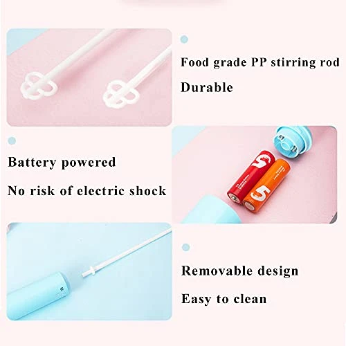 Formula Mixer - Milk Powder Blender Stirrer - Handheld Mini Electric Mixer - Drink Mixer - Suitable For Use Above 4fl.oz 6 Formula Mixer - Milk Powder Blender Stirrer - Handheld Mini Electric Mixer - Drink Mixer - Suitable For Use Above 4fl.oz - Image 4