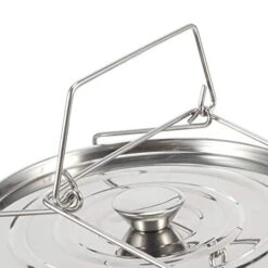 3 Tier Stainless Steel Steamer Pot, 47x19cm 30.8Oz Time Saving Stackable Design Food Steamer Set Multifunctional Pressure Cooker Accessories For Home Kitchen