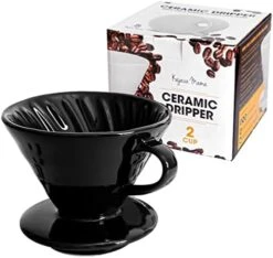 Pour Over Coffee Dripper - Ceramic Slow Brewing Accessories For Home, Cafe, Restaurants - Easy Manual Brew Maker Gift - Strong Flavor Brewer - V02 Paper Cone Filters - Pink, 2 Cup 28 Pour Over Coffee Dripper - Ceramic Slow Brewing Accessories For Home, Cafe, Restaurants - Easy Manual Brew Maker Gift - Strong Flavor Brewer - V02 Paper Cone Filters - Pink, 2 Cup -KitchenAid Shop 41itaiqaXrL. AC