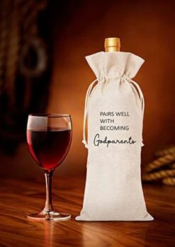 Godparents Wine Bag, Gift For Godfather And Godmother – 1 Pc(B031) 10 Godparents Wine Bag, Gift For Godfather And Godmother – 1 Pc(B031) -KitchenAid Shop 41izzCTtrDS