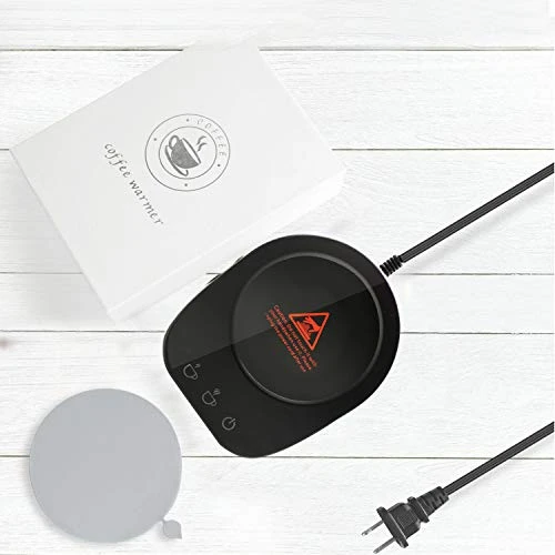 Coffee Mug Warmer - Desktop Beverage Warmer - Electric Cup Warmer Tea Water Cocoa Milk For Office Desk And Home Use 110V Best Gift For Coffee Lovers With Automatic Shut Off Function Black (Black) 9 Coffee Mug Warmer - Desktop Beverage Warmer - Electric Cup Warmer Tea Water Cocoa Milk For Office Desk And Home Use 110V Best Gift For Coffee Lovers With Automatic Shut Off Function Black (Black) - Image 7