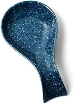 Kitchen Spoon Rest - Cooking Spoon Holder For Stove Top White Coffee Spoon Rest Ceramic Spoon Holder For Kitchen Counter, Kitchen Decor For Counter, Coffee Bar Accessories (Nave Blue) -KitchenAid Shop 41jABXPpHpL. AC