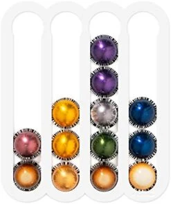 Coffee Pod Holder For Nespresso Vertuo Capsules - Magnetic Holder Suitable To Be Mounted On The Fridge (Black) -KitchenAid Shop 41jIDCy2sWL. AC