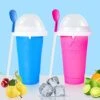 Cdbz Slushy Cup Slushie Cups,Slushie Maker Squeeze Cup,Frozen Magic Slushy Maker Cup,Slushy Cup 2 Pack, Protable Smoothie Mug Ice Cream Maker For Juices And Drinks (BLUE+PINK) -KitchenAid Shop 41jKE5GLOiL