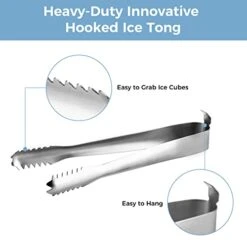 3L Large Vacuum Insulated Ice Bucket With Lid & Tong Stainless Steel Champagne Buckets For Cocktail Bar, Parties & Outdoor -KitchenAid Shop 41jQkJhAKFL