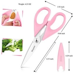 2-Pack Kitchen Scissors Light Blue, Pistachio & 2-Pack Kitchen Scissors Pastel Pink, Soft Purple Bulk -KitchenAid Shop 41jRuchjRkL