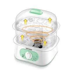 GENERIC Cooking Pot, Timing Electric Steamer, Multifunctional Household Automatic Power-Off Steamer, Seafood Steamer, Egg Steamer, Vegetable Steamer -KitchenAid Shop 41jSra3fqkL