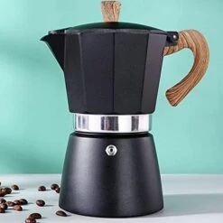 Moka Pot, Italian Coffee Pot 6 Cup/10 Oz Stovetop Espresso Maker Stovetop Camping Manual Cuban Coffee Percolator Machine Italian Espresso Greca Coffee Maker Brewer Percolator -KitchenAid Shop 41jY1cFYFLS. AC 1