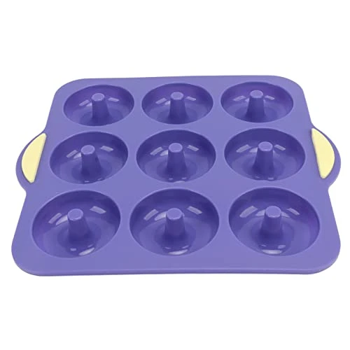 Donut Baking Pan, Multipurpose Donut Mold Dishwasher Safe Even Heating BPA Free For Dessert Shop For Muffins For Restaurant For Biscuit For Donut (Royalblue) 3 Donut Baking Pan, Multipurpose Donut Mold Dishwasher Safe Even Heating BPA Free For Dessert Shop For Muffins For Restaurant For Biscuit For Donut (Royalblue)
