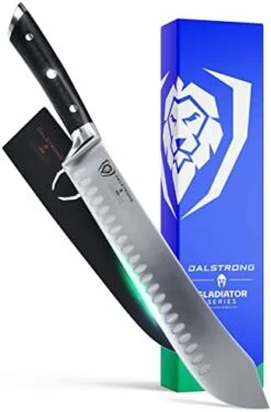 Bull Nose Butcher & Breaking Knife - 10" - Gladiator Series Elite - German HC Steel - Sheath Guard Included - NSF Certified 15 Bull Nose Butcher & Breaking Knife - 10" - Gladiator Series Elite - German HC Steel - Sheath Guard Included - NSF Certified -KitchenAid Shop 41jZA2phLNL. AC